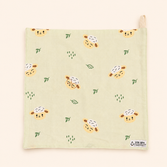 100% Organic Cotton Baby Wash cloth | super absorbent | pack of 4
