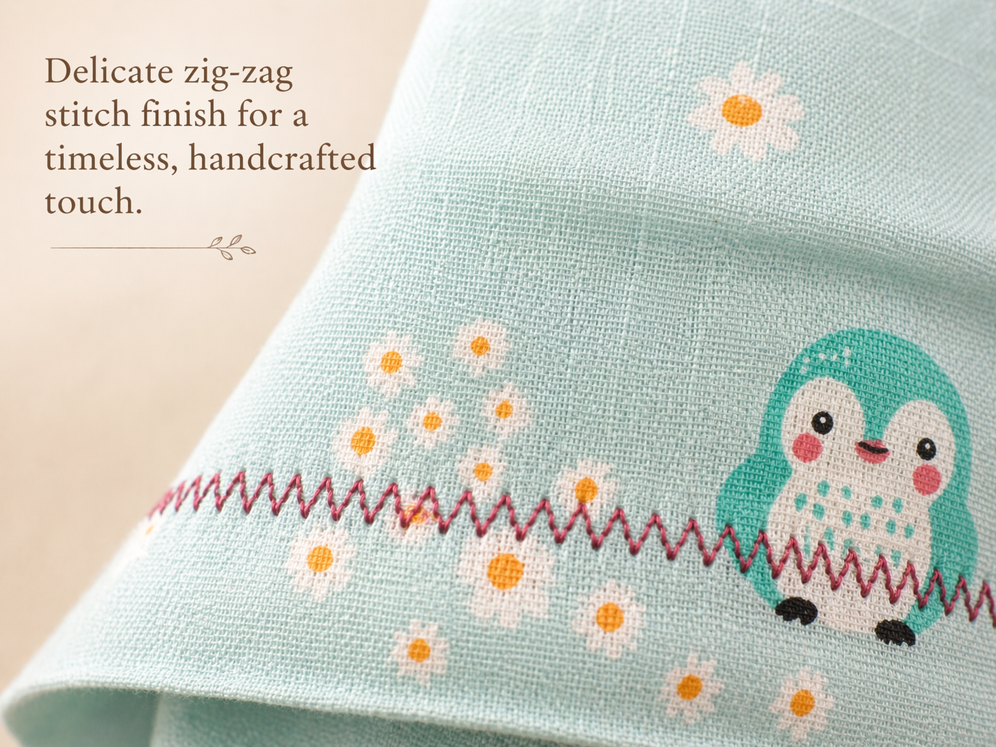 Little Penguin Mist Dohar | 100% premium Muslin cotton