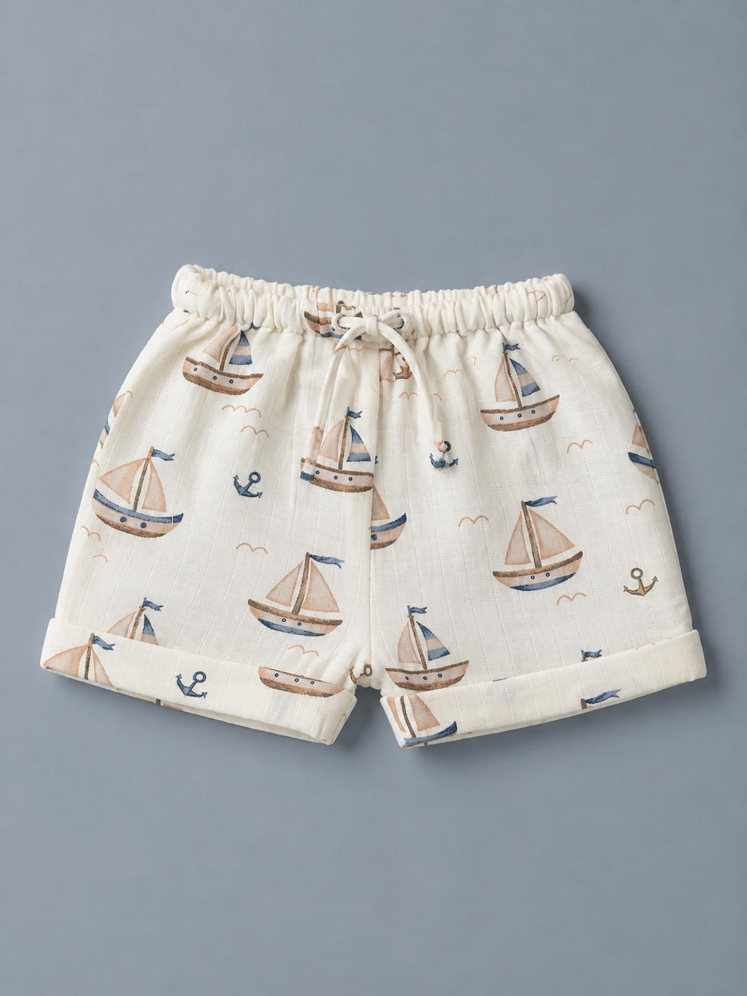 Little Sailor Muslin Set | single layer