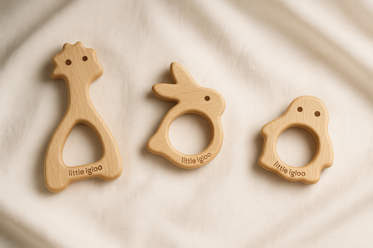 Baby Neem wood Teethers combo| Pack of 3