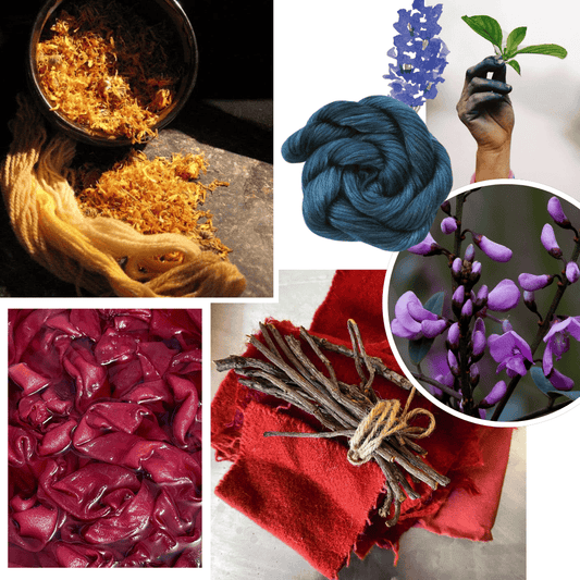 Naturally Dyed Khadi Star Baby Bib | Indigo