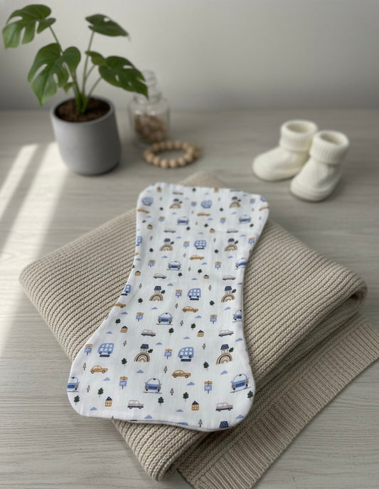 100% Organic Cotton Muslin Baby burp cloth | pack of 3