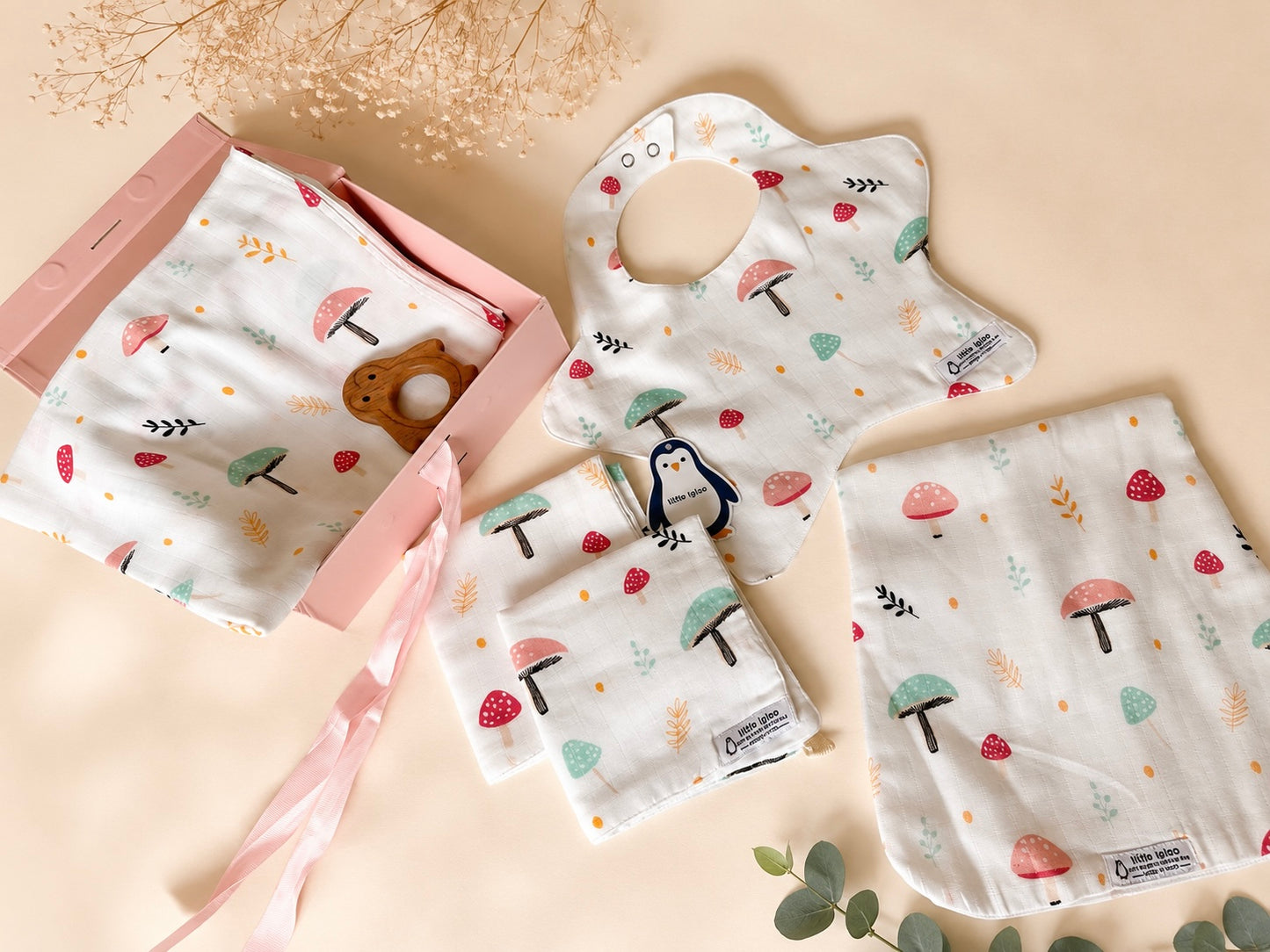 Little Igloo Mushroom Gift Box – 6 Piece Set-choose your own box