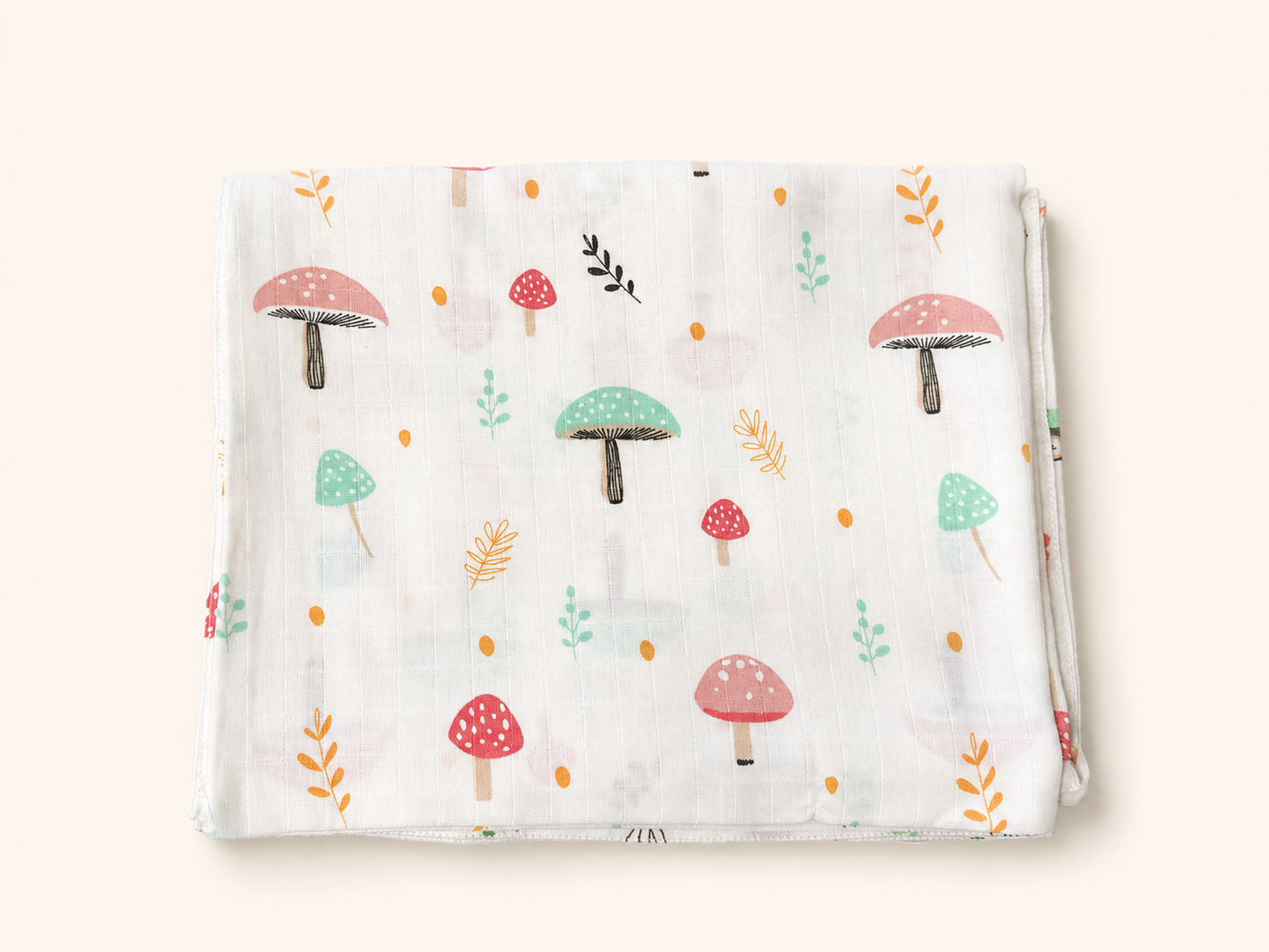 100% Organic Cotton Muslin Baby Swaddle | pack of four | 110x90cm