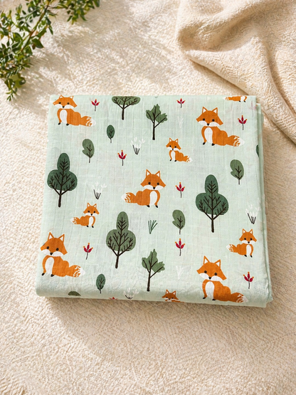 Little Fox Meadow Dohar | 100% premium Muslin cotton