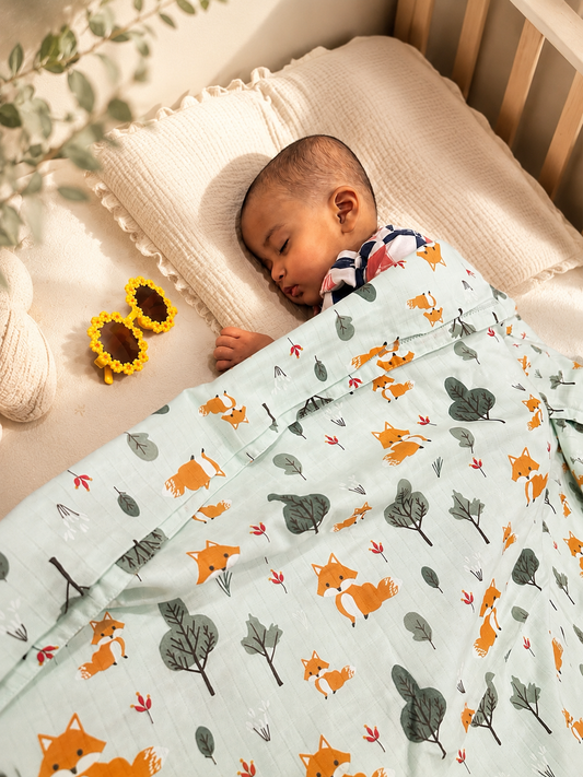Little Fox Meadow Dohar | 100% premium Muslin cotton