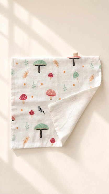 100% Organic Cotton Baby Wash cloth | super absorbent | pack of 4